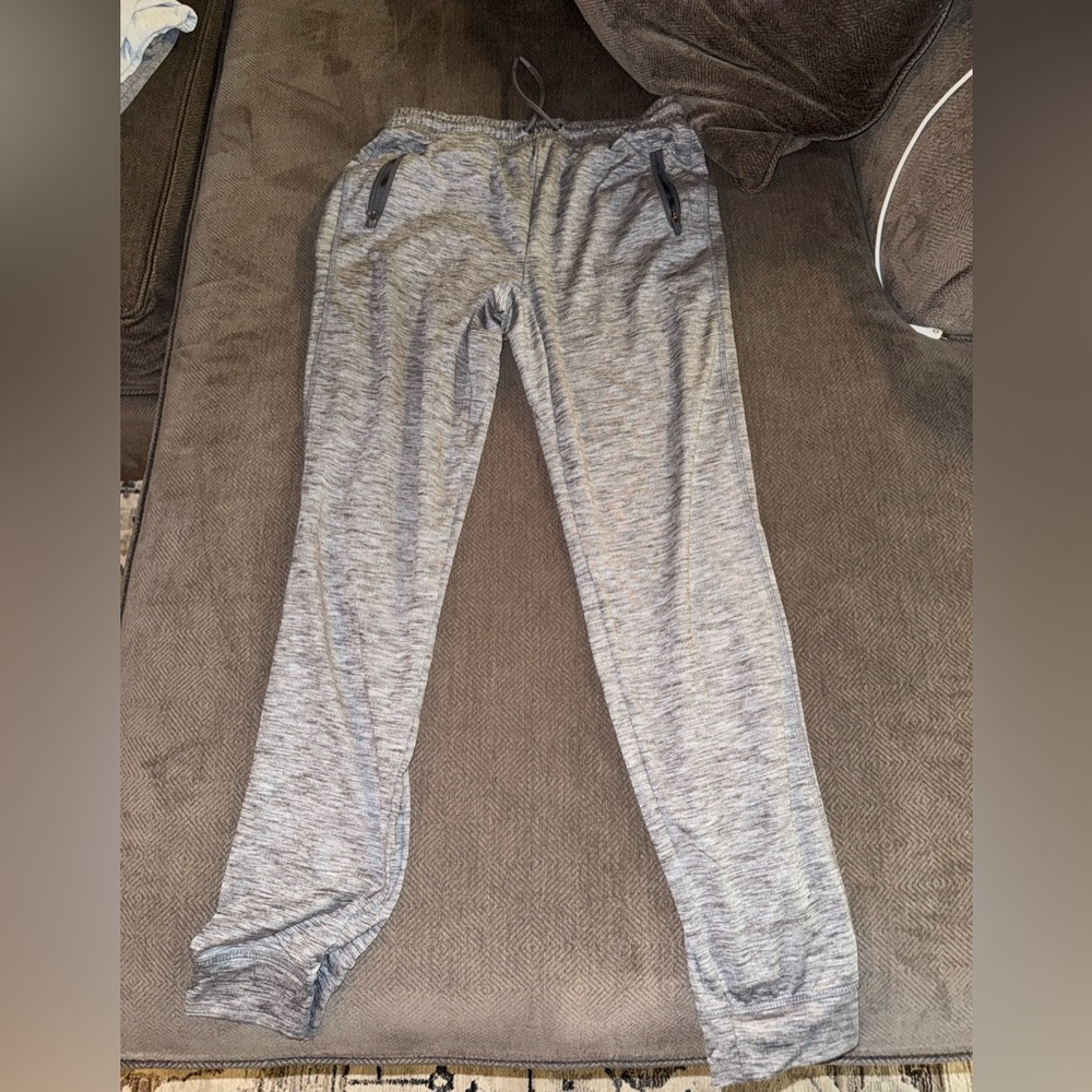 All in Motion Gray Athletic Joggers with Zipper Pockets Boys Large 12/14